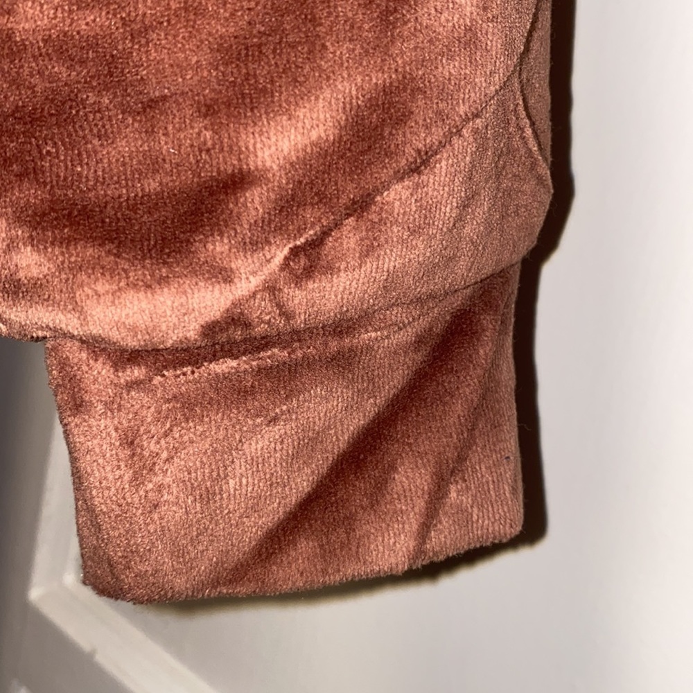 Fashion Nova Medium Brown Velour Romper Suit - Picture 14 of 14
